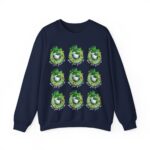 St Paddys Day Sweatshirt Chicken Graphic Pattern