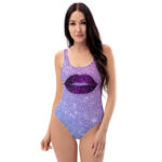 Purple One-Piece Swimsuit Bianca Belair