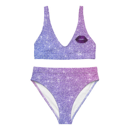 Purple Minimalist Swimsuit