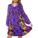 Spring Fashions Boho Dress V-Neck