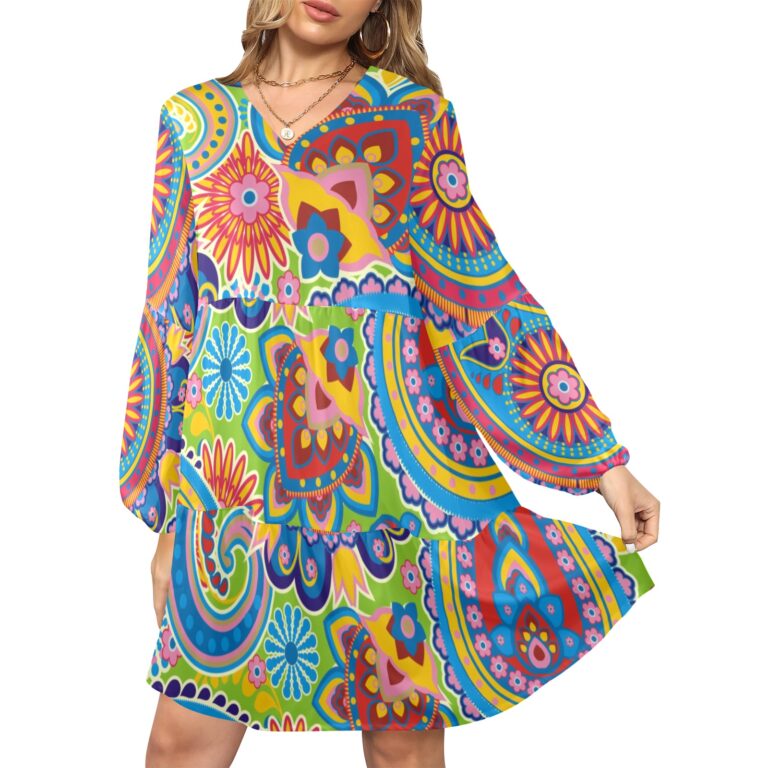 Spring Dress Boho Pattern