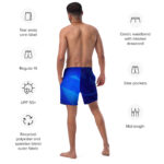 Main Event Men’s Swim Trunks: YEET - back view