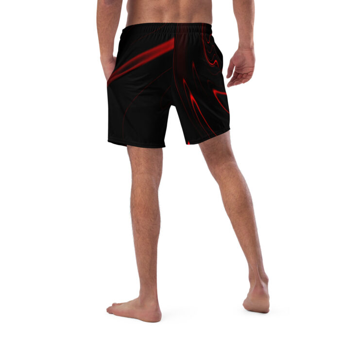 Heartbreak Kid Men’s Swim Trunks: Very Dark Gray – Shawn Michaels