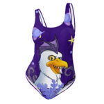 One-Piece Swimsuit Octopus Graphic Chicken