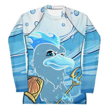 Summer Rash Guard Aqua Chicken