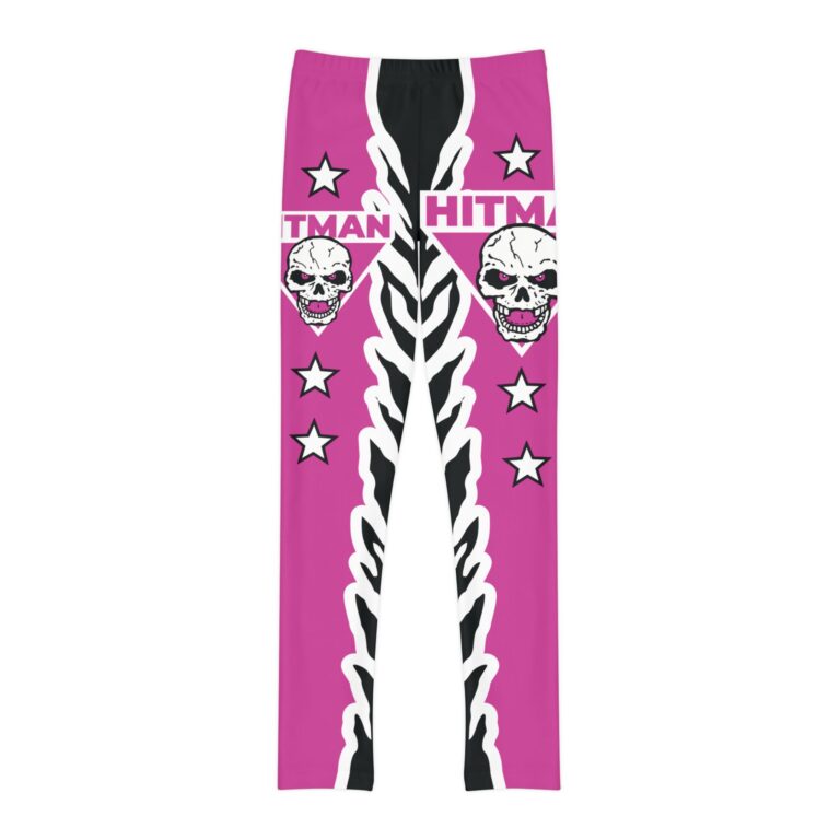 Bret Hart Wrestling Leggings For Youth Full-Length Pants