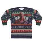 Cody Christmas Ugly Sweatshirt Knitted Effect