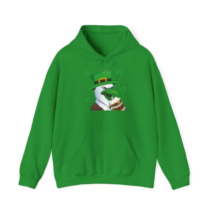 St Patricks Day Hoodie Chicken Graphic Beerman