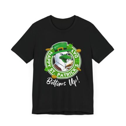 St Patricks Day Shirt Chicken Graphic Tee Bottoms Up