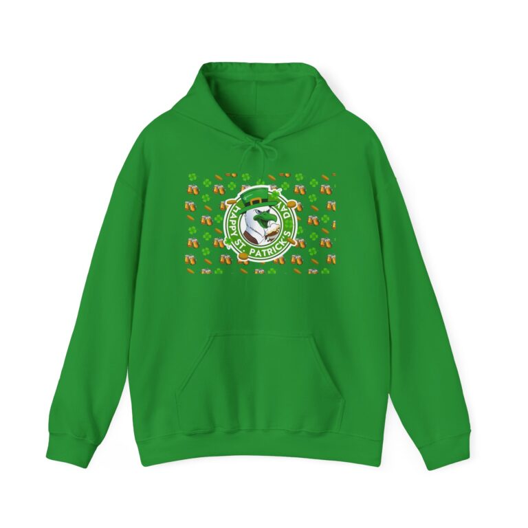 St Patricks Day Hooded Sweatshirt - Chicken Graphic Jacket