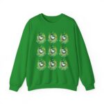 St. Patrick’s Day Sweatshirt – Chicken Graphic Pattern