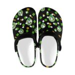 Adult St. Patricks Clogs - Chicken Pattern